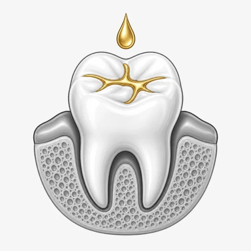 Ícone de selantes dentários em odontopediatria na Clínica Dr. Pedro Coelho